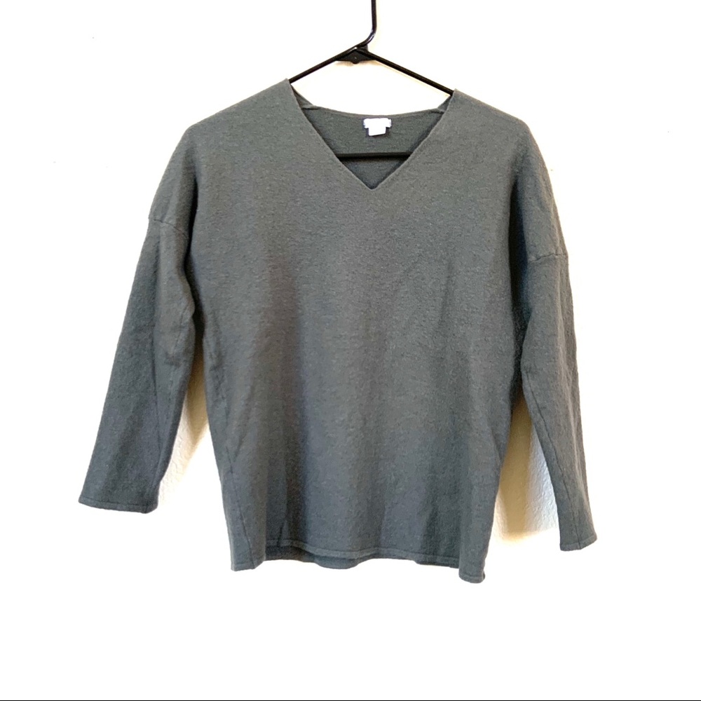 Transit Par Such Wool Blend Gray Long Sleeve S